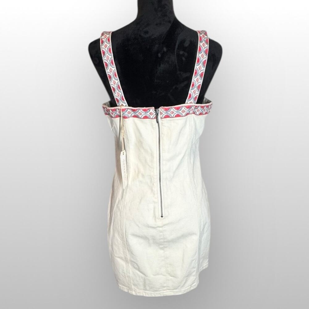 Shyanne Women's Americana Embroidered Denim Dress NWT - Picture 5 of 6